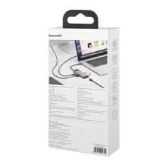 BASEUS Rozbočovač 6v1 Baseus Metal Gleam Series, USB-C na 3x USB 3.0 HDMI USB-C PD Ethernet RJ45