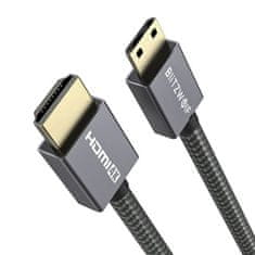 Blitzwolf Kabel HDMI na HDMI, Blitzwolf BW-HDC4, 4K, 1,2 m (černý)