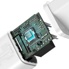 BASEUS Super Si Quick Charger 1C 20W s kabelem USB-C pro Lightning 1m (bílá)