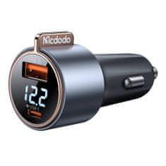 Mcdodo Mcodo CC-5670 75W Digitální displej PD 1*USB-A 1*USB-C Nabíječka do auta