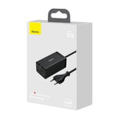 BASEUS Nástěnná nabíječka Baseus GaN5 Pro 2xUSB-C + USB + HDMI, 67 W (černá)