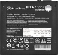 Silverstone HELA Platinum HA1300R - 1300W
