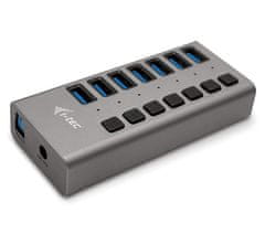 USB 3.0 HUB 7-port 10W + napájací adaptér 36W