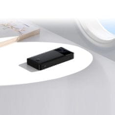BASEUS Baseus Bipow Powerbank s rýchlym nabíjaním 30000mAh 20W biela Overseas Edition + USB - Micro USB kábel 0,25m biely PPBD050402