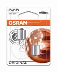Osram OSRAM P21W 7506-02B, 21W, 12V, BA15s blister duo box