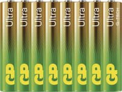 GP Batteries GP Alkalická baterie ULTRA AAA (LR03)- 8ks