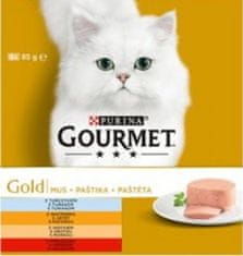 Gourmet konzerva 8x85g gold paštika
