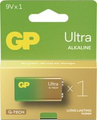 GP Batteries GP Alkalická baterie ULTRA 9V (6LF22) - 1ks