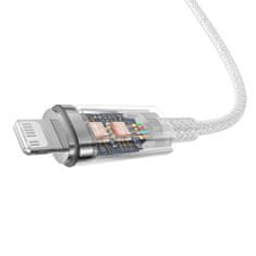 BASEUS Baseus Explorer USB-C - Lightning 20W kábel 2m biely (CATS010302)