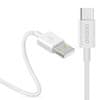 Dudao USB / USB-C 3A kábel 1m biely (L1T biely)