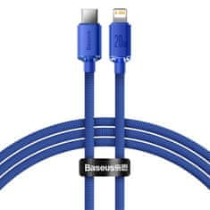 BASEUS Baseus Crystal Shine USB-C - Lightning 20W kábel 1,2 m modrý (CAJY000203)
