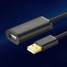 Ugreen Aktívny predlžovací kábel Ugreen USB 2.0 480 Mb/s 5 m čierny (US121 10319)