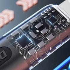 DUDAO Rýchlonabíjací kábel 120W 1m 3v1 USB - USB-C / microUSB / Lightning Dudao L22X