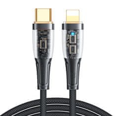 Joyroom Joyroom USB-C - Lightning 20W inteligentný prepínací kábel 1,2 m čierny (S-CL020A3)