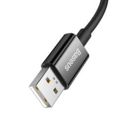 BASEUS Baseus Superior SUPERVOOC USB-A na USB-C 65W kábel 1m čierny