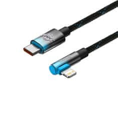 BASEUS Baseus MVP 2 Kolenovitý kábel PD s bočným konektorom USB-C / Lightning 1 m 20 W modrý (CAVP000221)