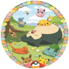 Ravensburger Kruhové puzzle: Roztomilí Pokémoni 500 dielikov