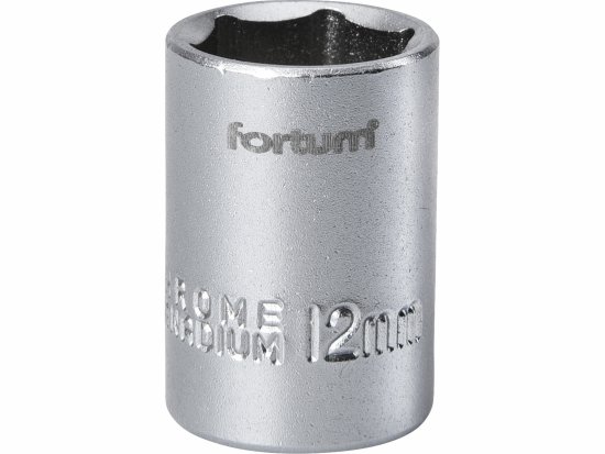 Fortum Kľúč nástrčný, 12mm, 1/4”, FORTUM