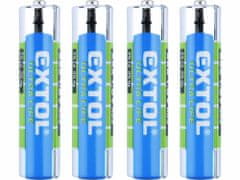 Extol Energy Batéria zink-chloridová 4ks, 1,5V, typ AAA, EXTOL ENERGY