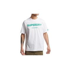 Superdry Tričko biela L Code Core Sport Tee