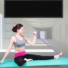 Netscroll Kompletný cvičebný elastický pás, YogaBands