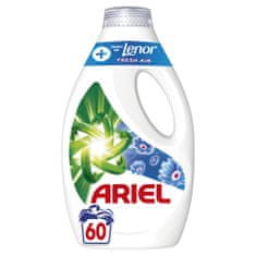 Ariel + Tekutý Prací Prostředek Touch Of Lenor Fresh Air 3l, 60 Praní