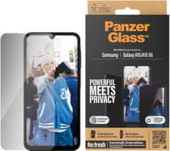 PanzerGlass ochranné sklo Privacy pro Samsung Galaxy A15/A15 5G s instalačním rámečkem