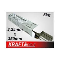 Kraft&Dele Elektródy rutilové 3,2mm 350mm 5kg KD1154