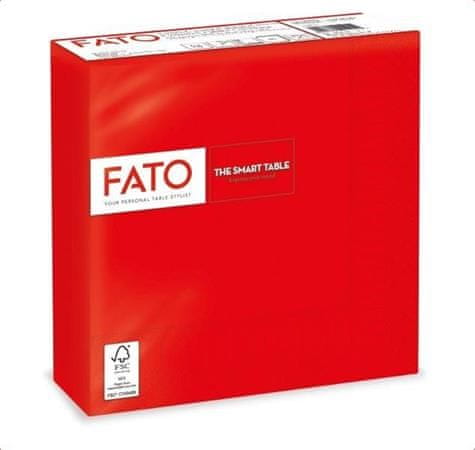 Fato Obrúsky "Smart Table", červená, 1/4 skladanie, 33 x 33 cm, 82621700