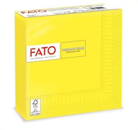 Fato Obrúsky "Smart Table", žltá, 1/4 skladanie, 33 x 33 cm, 82623000
