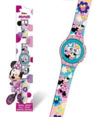 EUROSWAN Digitálne detské hodinky Disney Minnie Canary