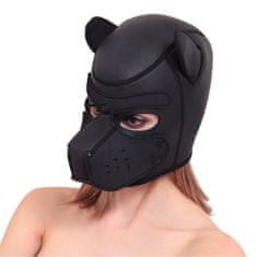 SpankMe Lesklá maska psa pre bdsm hry