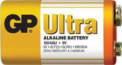 GP alkalická batéria 9V (6LF22 ) Ultra 1ks blister
