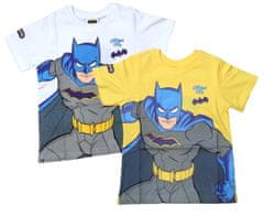 Eplusm Chlapčenské tričko Batman set 2ks 116 / 5–6 rokov Biela