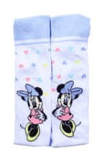 Eplusm Dievčenské pančušky Heart Minnie Mouse Modrá 116–122 / 6–7 rokov