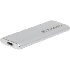 Transcend Externý pevný SSD disk ESD240C 240GB USB 3.1 Gen2 (USB-C) - stříbrný