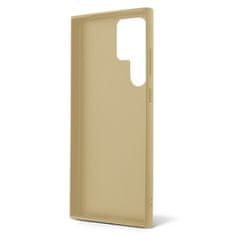 Guess Kryt na mobil Glitter Flakes Metal Logo na Samsung Galaxy S23 Ultra - zlatý