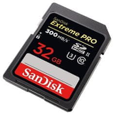 SanDisk Paměťová karta SDHC Extreme Pro 32GB UHS-II U3 (300R/ 260W)