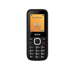 eStar Mobilní telefon X18 Dual Sim - černý/ stříbrný