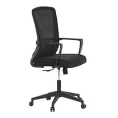 Autronic Kancelářská židle Židle kancelářská, černá MESH, plastový kříž (KA-S249 BK)