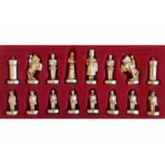 Manopoulos Šachy kovové Renesančné - červená
