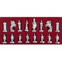 Manopoulos Šachy kovové Renesančné - červená
