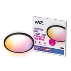 WiZ WiZ SuperSlim stropné LED svietidlo 22W 2600lm 2700-6500K RGB IP20 42cm, čierne
