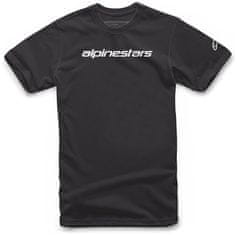 Alpinestars tričko LINEAR WORDMARK černo-bielo-šedé XL