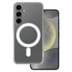 TopQ  Akrylové puzdro Magsafe pre Samsung Galaxy S22 Plus transparentné