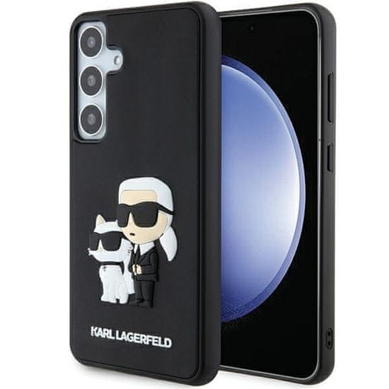 Karl Lagerfeld Zadný kryt 3D Rubber Karl&Choupette KLHCS24M3DRKCNK pre Samsung Galaxy S24 Plus black