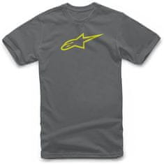 Alpinestars tričko AGELESS charcoal/hi vis žlto-šedé L