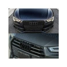 KOMFORTHOME Emblém s logom pre Audi 273 mm predný čierny lesklý