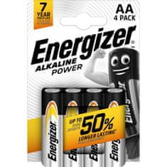 Energizer Alkalické batérie Power 1,5 V typ AA, 4 ks