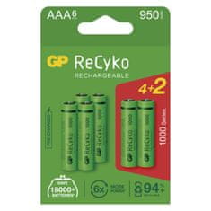 GP Nabíjacia batéria ReCyko - AAA, HR03, 950 mAh, 6 ks